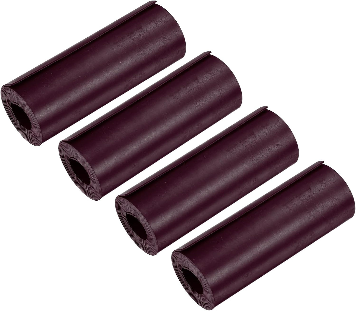 PATIKIL 40" x 4" Magnetic Fireplace Draft Stopper, 4 Pcs Fireplace Vent Cover Indoor Chimney Draft Blocker to Block Cold Air Prevent Heat Loss, Black Brown