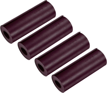 PATIKIL 40" x 4" Magnetic Fireplace Draft Stopper, 4 Pcs Fireplace Vent Cover Indoor Chimney Draft Blocker to Block Cold Air Prevent Heat Loss, Black Brown