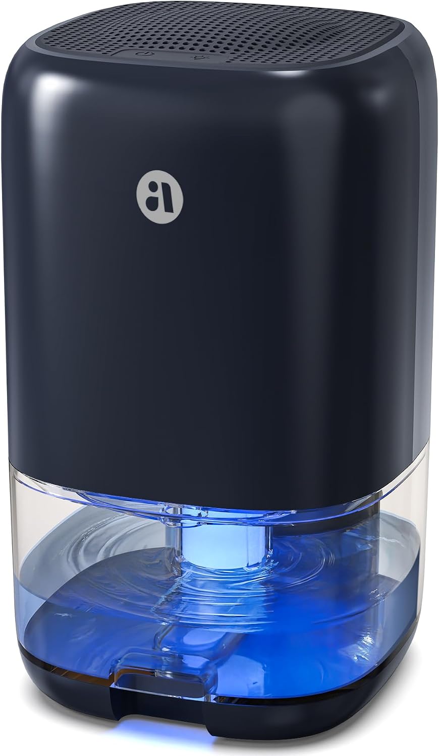 35 OZ Dehumidifier for Bedroom RV, Quiet with Auto Shut Off, Gold | 280 Sq.Ft Small Dehumidifiers for Home Bathroom Closet, 7 Color Light, 28dB Ultra Quiet, 35OZ Water Tank