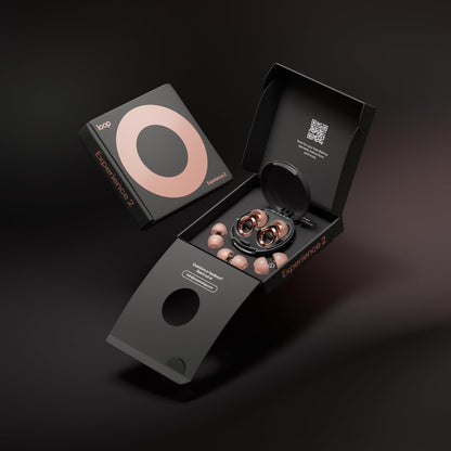 Loop Experience 2 Ear Plugs - Stylish Certified Hearing Protection | 17dB SNR noise reduction (high-fidelity). For concerts, festivals, live events, musicians, sports, DJs & nightlife