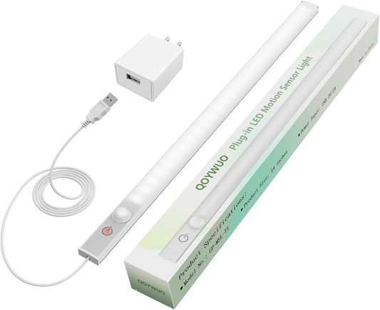 USB Plug-in Motion Sensor Light, ON/Night/Day Modes, Bright&Dimmable