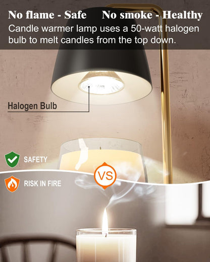 White Candle Warmer Lamp