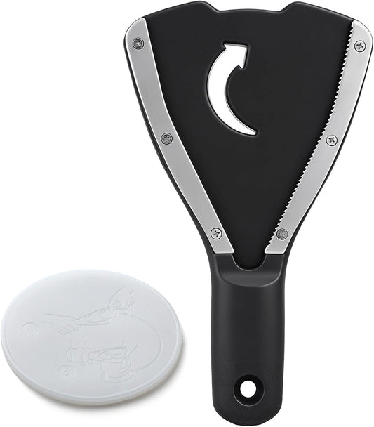 Jar Opener for Weak Hands Non-slip Base Pad Jar Lid Opener for Seniors with Arthritis Heavy-duty Grip for Stuck Jars and Tight Lids Kitchen Gift for Parents