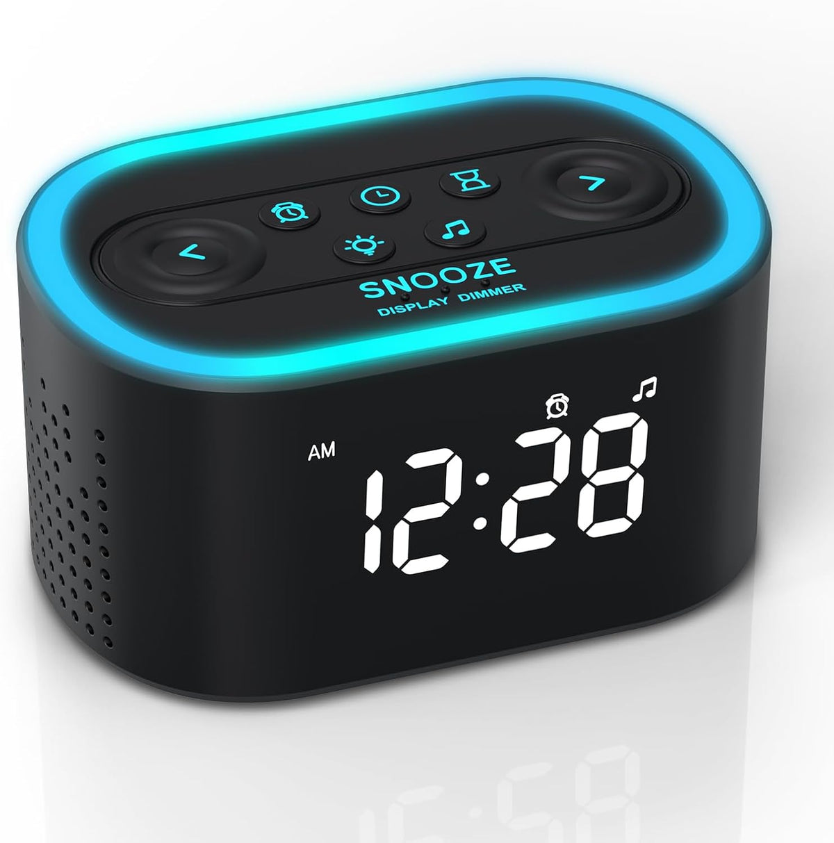 REACHER Digital Alarm Clock & White Noise Sound Machine for Bedroom