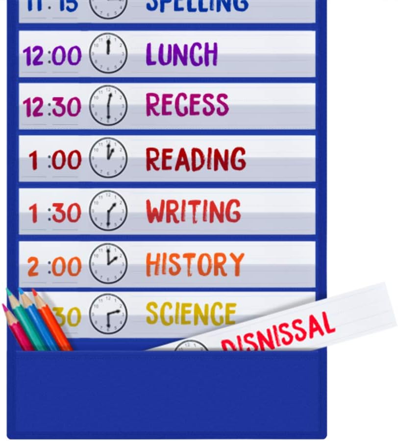 Large Visual Schedule for Kids Chore Reward Chart,Bedtime Routine Chart for Toddlers,Double Side Weekly Planner Board With 109 Cards for Home School Planner,Autism Learning Materials.