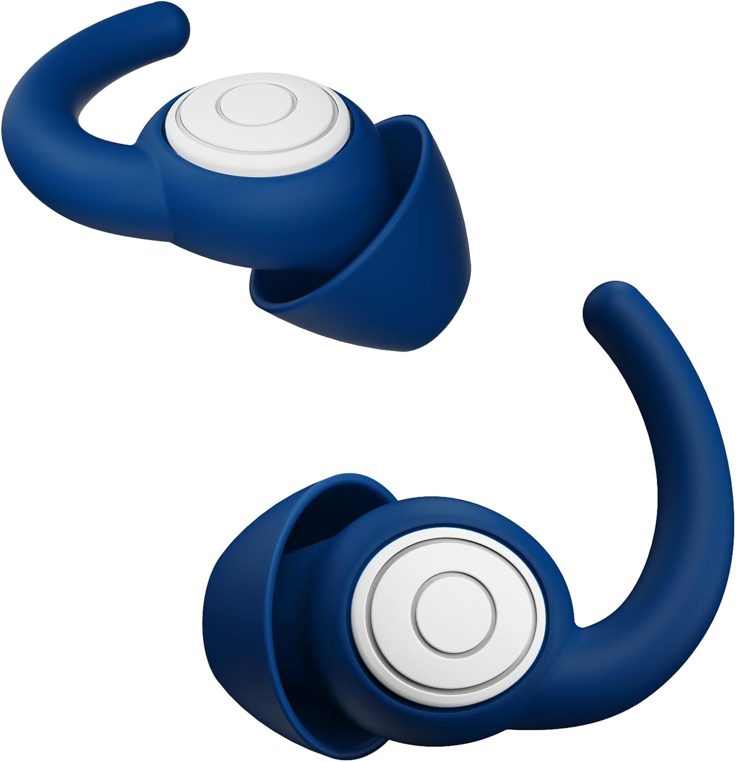WUTAN Ear Plugs for Sleeping, 33dB Noise Cancelling Silicone Reusable | Jellyfish Bionic Design, Side Sleeper Friendly, 2 Pairs, S/L, Washable, Waterproof for Swimming, Travel Essential, Latex-Free