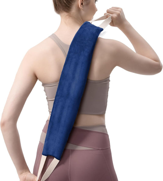 Heating Pad for Neck Shoulders and Back Microwavable Lavender Scented, Washable Cover, 1.5 LBS Microwave Warm Wrap
