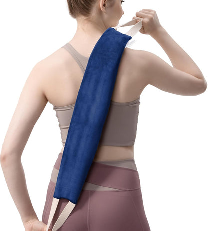Heating Pad for Neck Shoulders and Back Microwavable Lavender Scented, Washable Cover, 1.5 LBS Microwave Warm Wrap