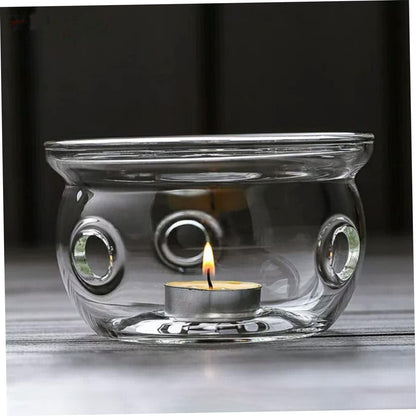 Tea Ceremony Accessory Insulated Glass Teapot Base Electric Warmer Tea Holder Non-Slip Teapot Stand