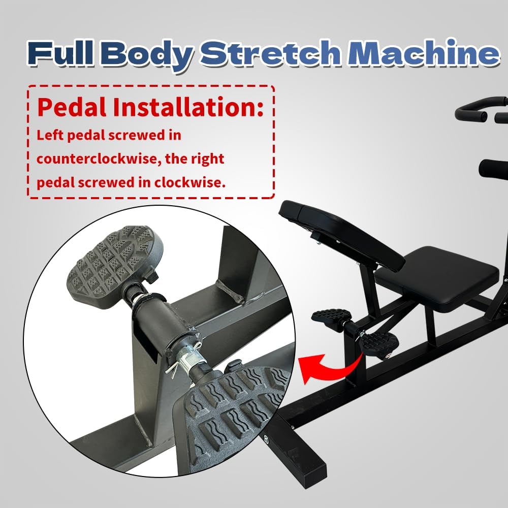 Stretch Machine, Full Body Stretching Equipment for Lumbar Stretching, Lower Back Pain Relief, Flexibility Trainer, Posture Correction