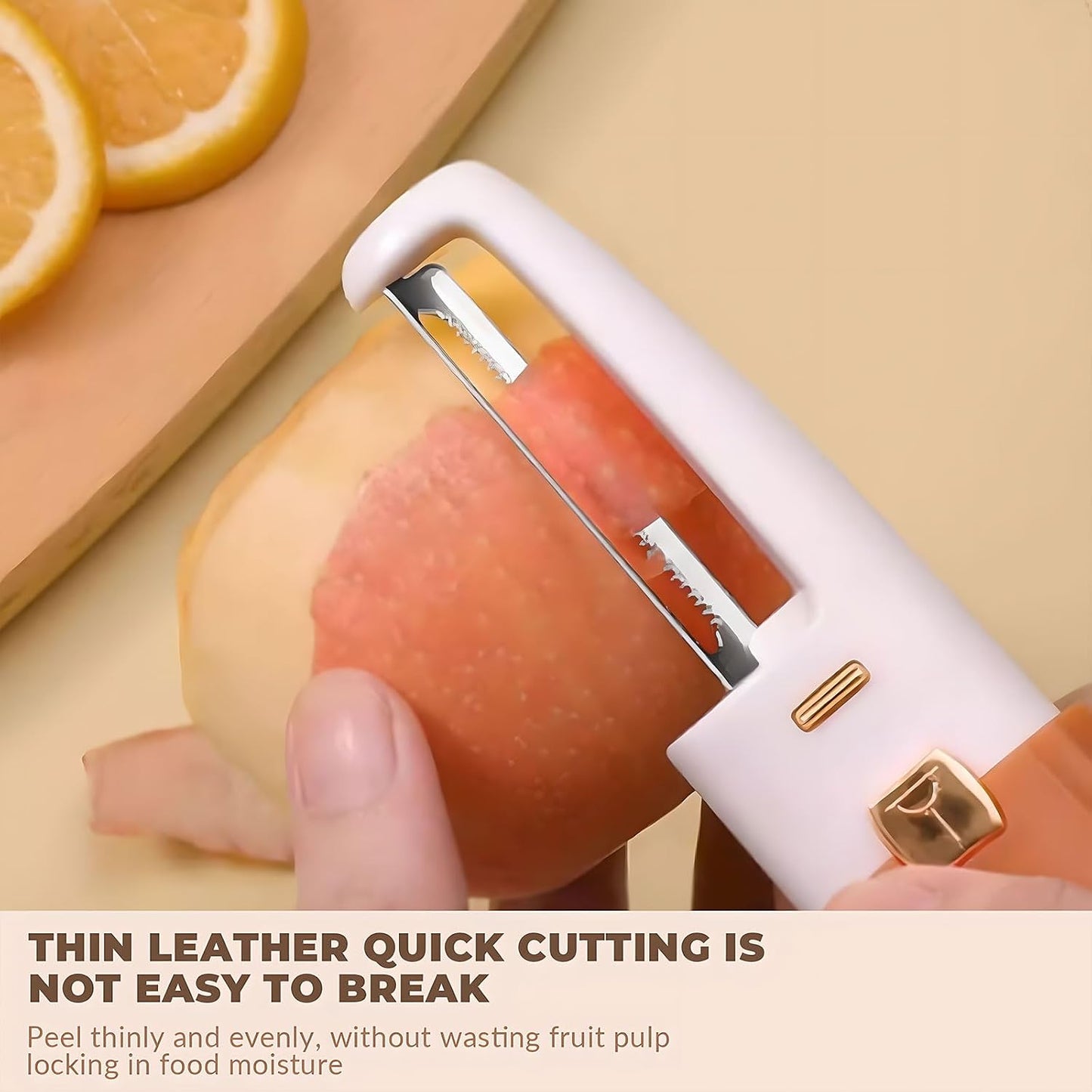 2 in 1 Paring Peeler Knife Multifunctional Stainless Steel Peeler,Creative Fruit and Vegetable Dual-Use Peeler Knife, Outdoor Portable Safety Cover Peeling Fruit Peeler, Kitchen gadgets (pink)