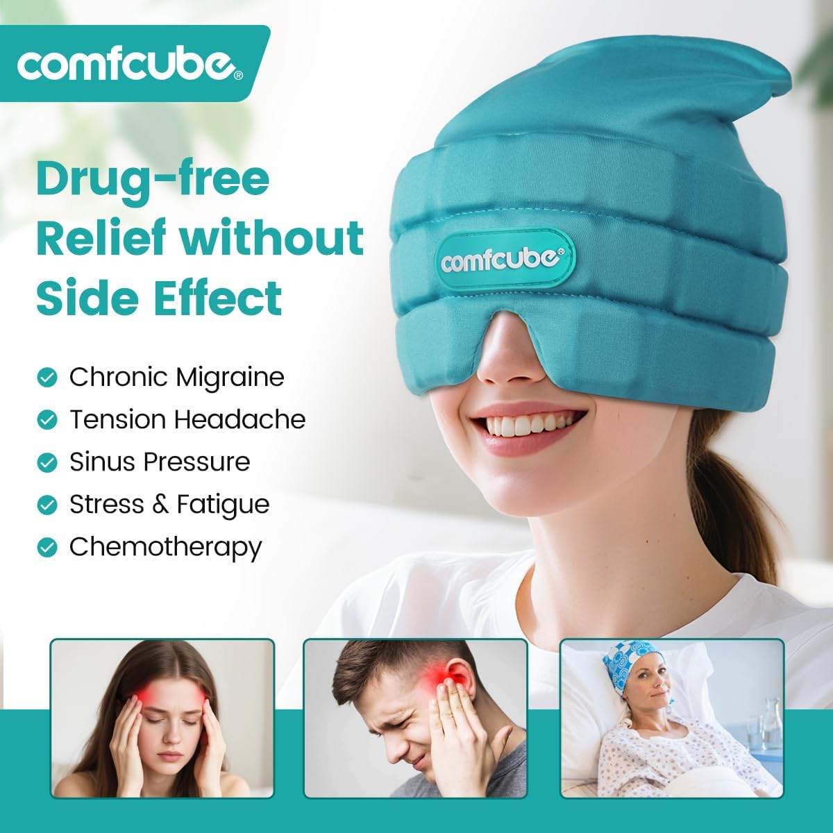 Neck Ice Pack Wrap for Cervical Pain, 2 Hours Long Lasting Cold | Ice Pack for Neck Shoulders Cooling, FSA Eligible, Flexible Cold Pack for Hot Weather, Hot Flashes, Surgery, Swelling