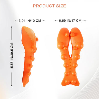 Trapezius Trigger Point Massager Suboccipital Release Tool Myofasical Release Neck and Shoulder Pain Posture Corrector for Muscle Pain Relief (Orange)