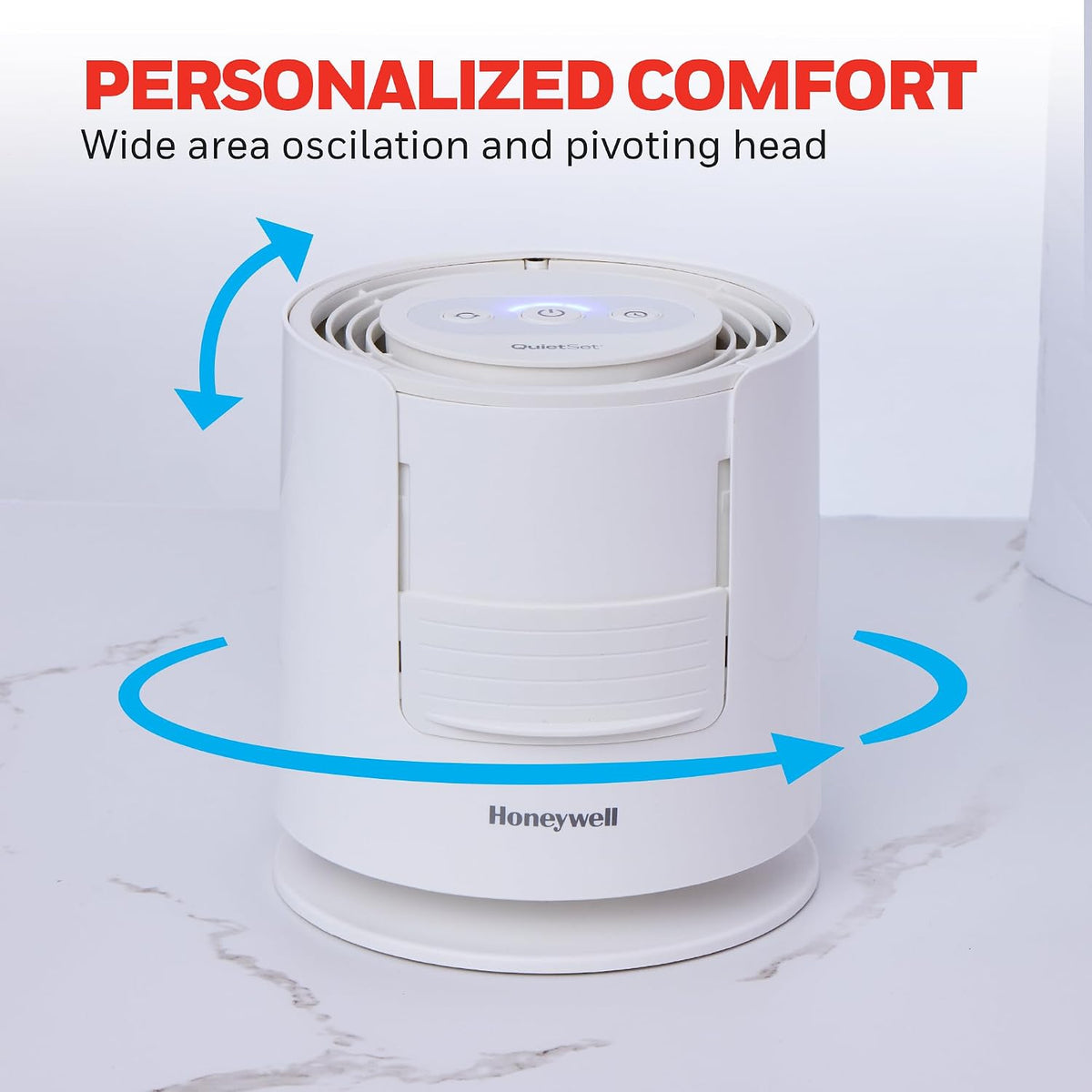 Honeywell QuietSet Personal Sleep Fan Noise Machine with Pink Noise