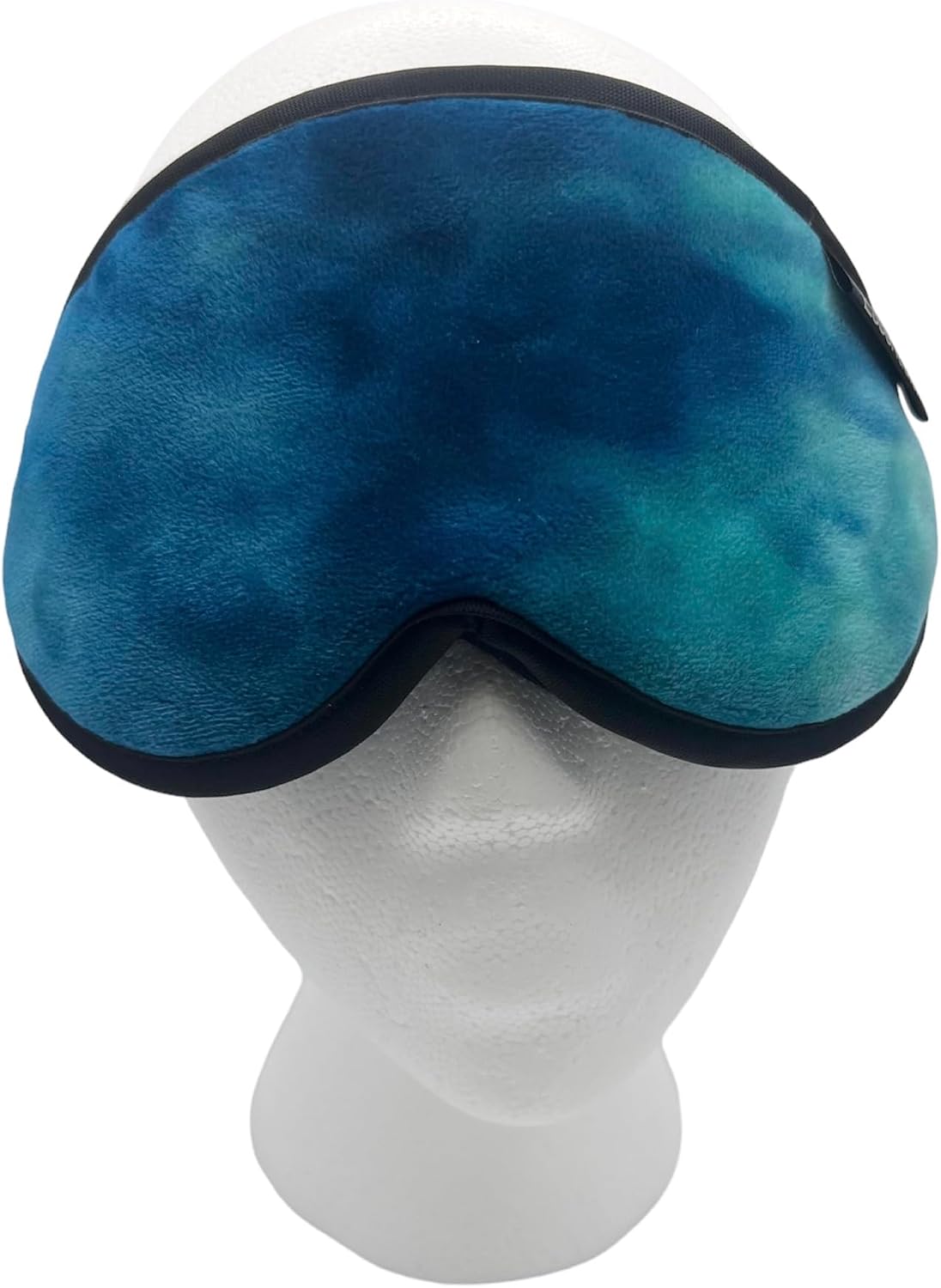 Dream Essentials Utopia Luxury Plush Sleep Mask, Handmade in the USA, Breathable Cotton, Adjustable Wide Headband, Men and Women, Nose Bridge for Light Block, Travel, Yoga, Meditation (Tie Dye Purple)