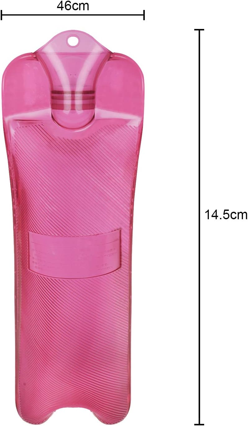 Hot Water Bottle, U Shaped PVC Explosion-Proof Hot Water Bottle Heating Pads Neck Shoulder Hand Warmer Heat Pack Hot Cold Therapy Pain Relief Neck Relaxing Warming Heating Wrap Pillow Hot Water Bag