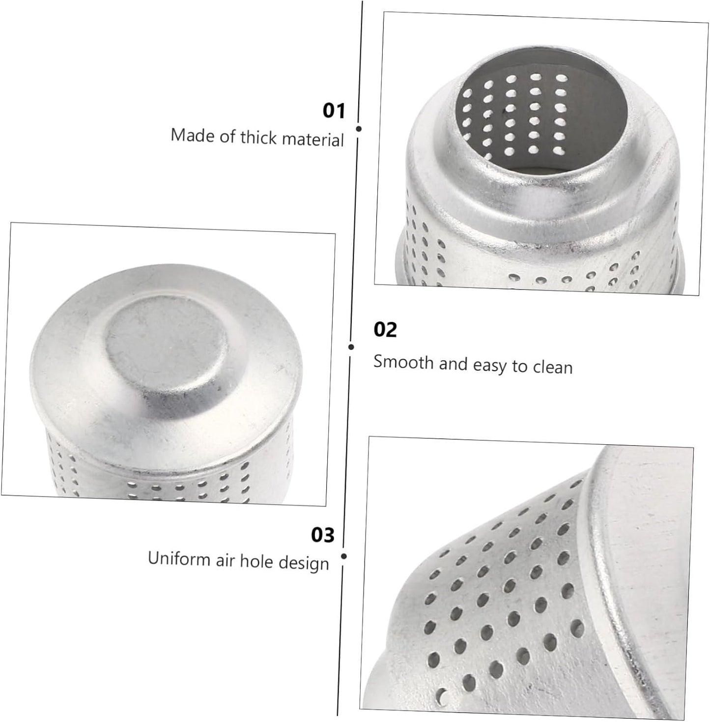 Cabilock 3pcs Pot Accessories Spill Stopper Lid Cover Anti-splashing Cover for Pot Small Light