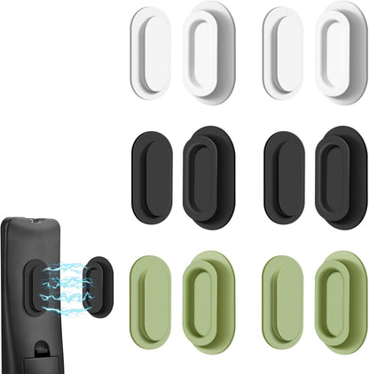 6 Pack Magnetic Remote Control Holder – Upgraded Silicone Magnetic Wall Mount for TV, Fan & Air Conditioner Remotes – Self-Adhesive, No-Drill Remote Control Holder Wall Mount