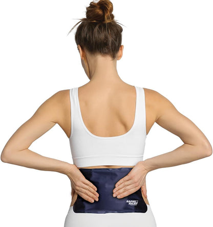 Rapid Relief Hot or Cold Gel Compress, 5x11 Ice Pack for Pain Relief Injury