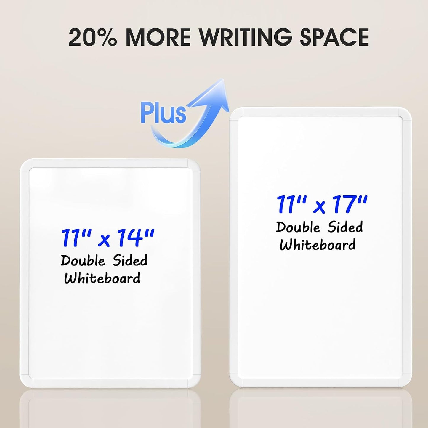MaxGear Weekly Dry Erase Calendar Board, 11" x 17" Magnetic Whiteboard | Double-Sided Wall Planner: Weekly Calendar on One Side, Blank Whiteboard on The Other, Includes 3 Color Markers and Magnets