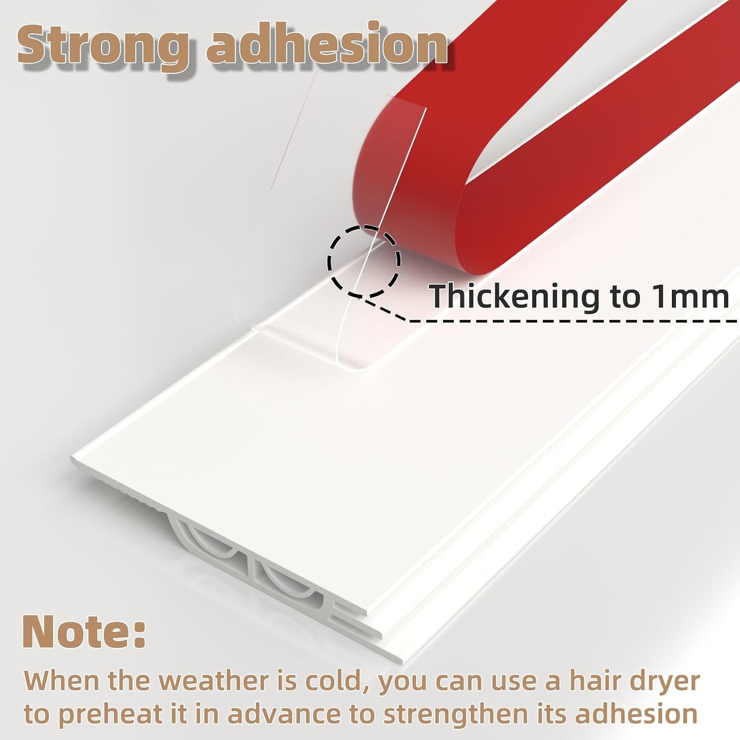 KNEELISA 39" Black Under Door Draft Stopper Interior for 0-1“ Gap,Silicone | Bottom Door Sweep Sound Proofing,Soundproofing Noise Blocker,Gap Filler Soundproof Seal Strip