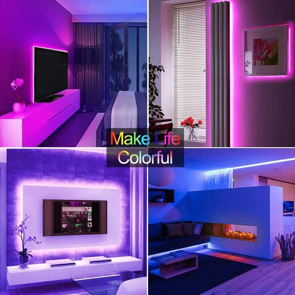 5 Feet Motion Activated Strip Lights, Plug-in LED Night Lights Waterproof for Bed, Kitchen, Stair (Warm White)