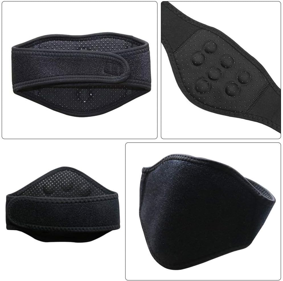 EXCEART Magnetic Self Heating Pad Therapy Pain Relief Neck Wrap Support Brace Collar Pain Relief for Neck Arthritis Migraine Headaches Shoulders and Back