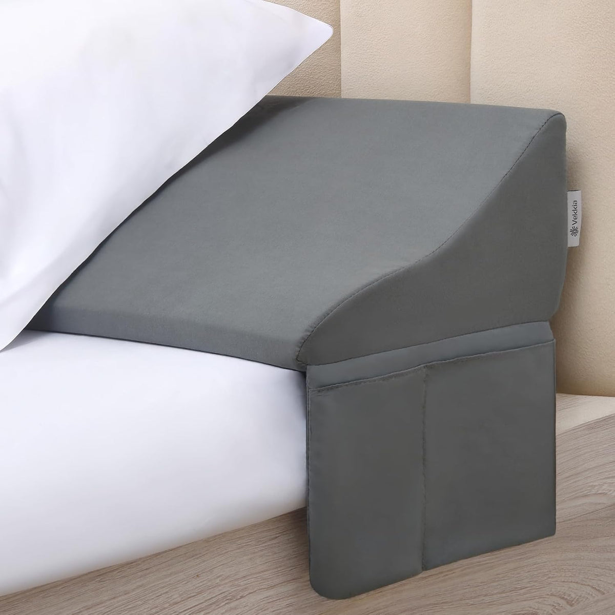 Vekkia Cal King Wedge Pillow Headboard,Bed Wedge Gap Filler-Gap 0-6"