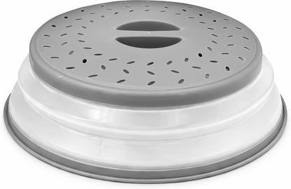 Collapsible Microwave Splatter Cover for Food, 10.5 Inch, Pack of 2