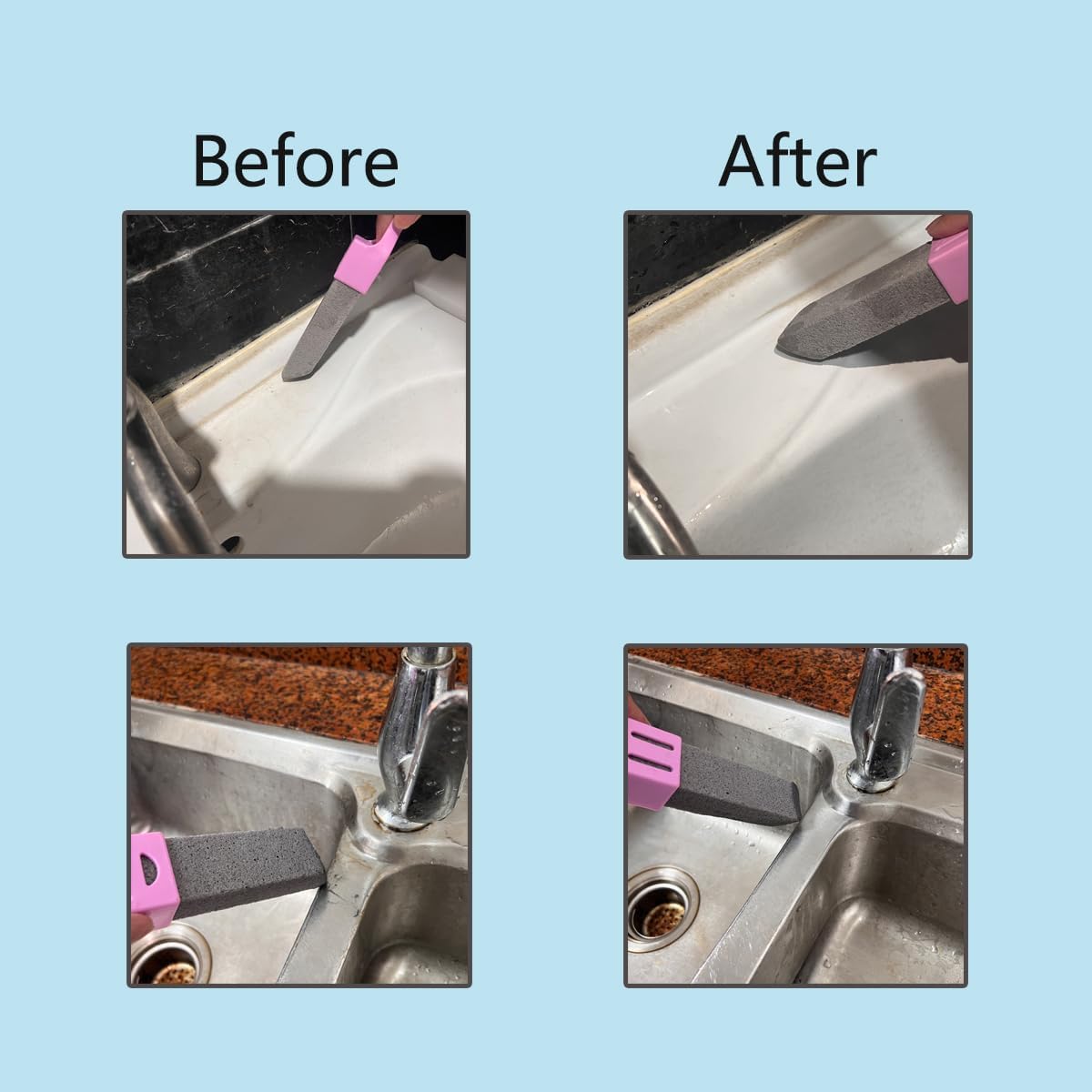 Multi-Functional Window Track Cleaner - Window Groove Cleaning Brush Tools with Corner Scraper & Detachable Brush, Portable for Crevice - Sill Scrub Brush Tool for Bathroom, Kitchen Tiles, Door Slots