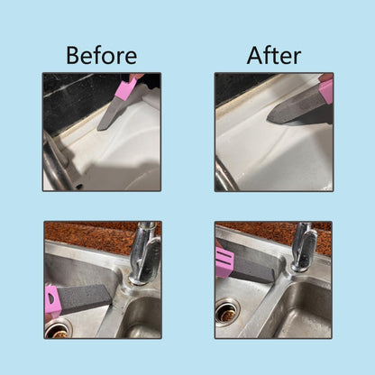 Multi-Functional Window Track Cleaner - Window Groove Cleaning Brush Tools with Corner Scraper & Detachable Brush, Portable for Crevice - Sill Scrub Brush Tool for Bathroom, Kitchen Tiles, Door Slots