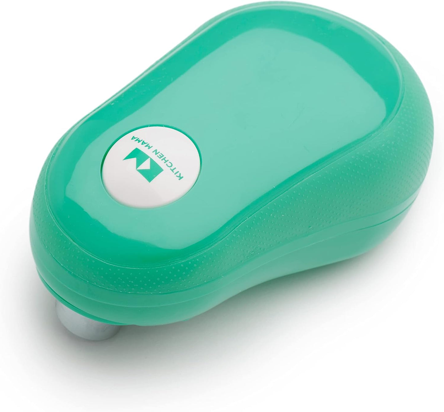 Kitchen Mama One Touch Electric Can Opener, Avocado | Opens with One Button Press, Auto-Stop, Smooth Edge, Cordless, Battery Operated