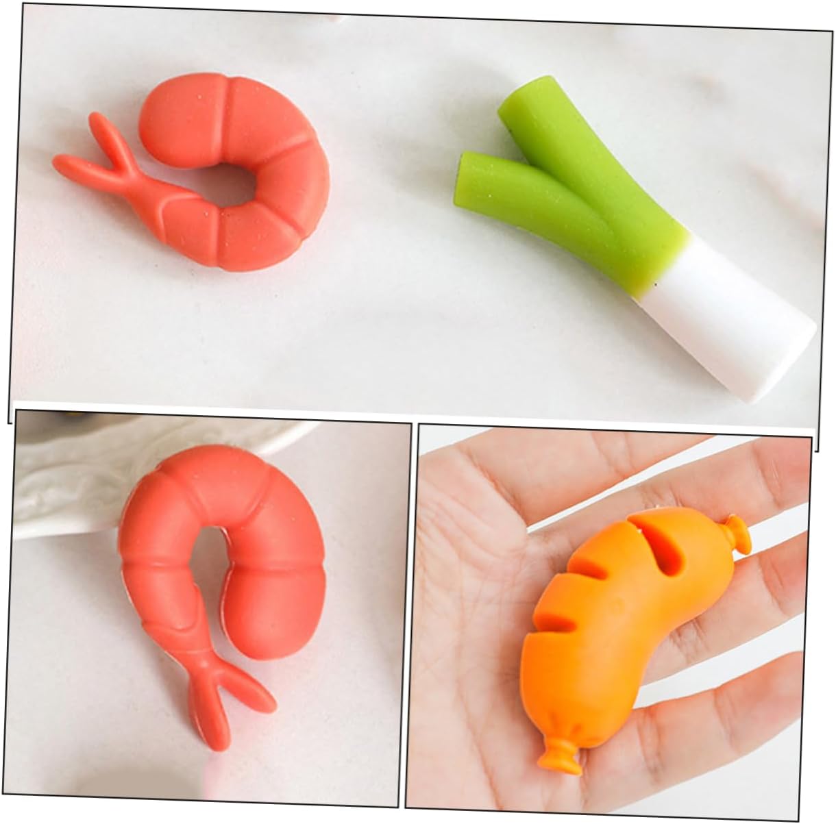3pcs Silicone Kitchen Pot Lid Lifter and Spill Stopper Boil-over Cooking Tool for Easy Use Unique Design for Stews and Soups Kitchen Accessory for Clean Cooking