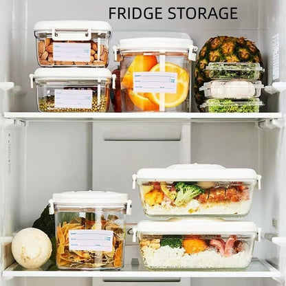 1000PCS Food Storage Labels, 2 Rolls Removable Freezer Labels, Waterproof Oil Resistant Food Date Stickers, Meal Prep Labels for Containers, Refrigerator, Kitchen Organization (Red + Blue)