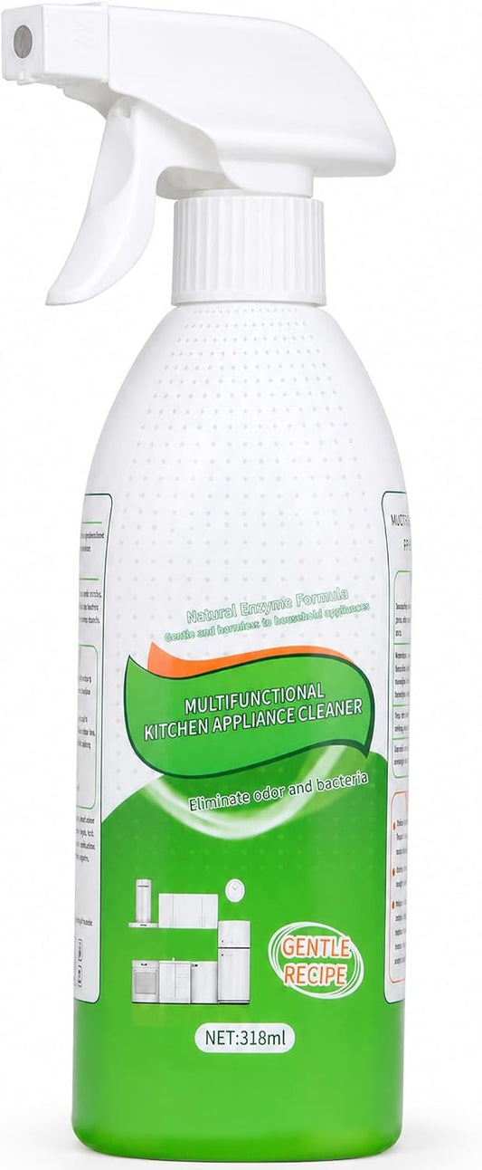 Upgrade Kitchen Spray Cleaner, Multi-Purpose Heavy Duty Grill Cleaner Foam | New Effective Stubborn Grease, Cooktop Degreaser, Professional Grease Remover Cleaning Spray for Oven, Range Hood, Sink