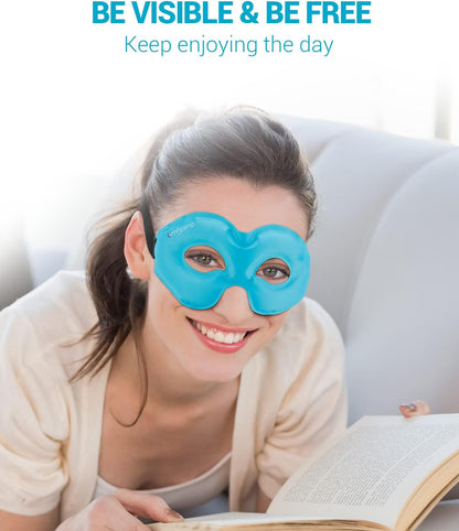 Comfytemp Cold Gel Eye Mask, Cooling Eye Ice Pack for Puffiness