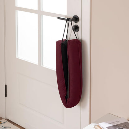 Door Draft Stopper, Removable Washable Cover, 38", Gray | Weighted Gap Filler, Blocks Hot and Cold Air, All-Season Seal, Easy Install, Noise & Wind Blocker, Home Essentials