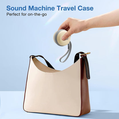 Portable Sound Machine for Baby Adults,LEICEX Travel Sound Machine,15 Non-Looping Sound Timer and Memory Play, Mini White Noise Machine for Sleeping Office Privacy Travel Gift
