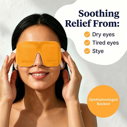 30 Pack Self-Heating Steam Eye Masks for Dry Eyes: Moist Heat Warm Compress