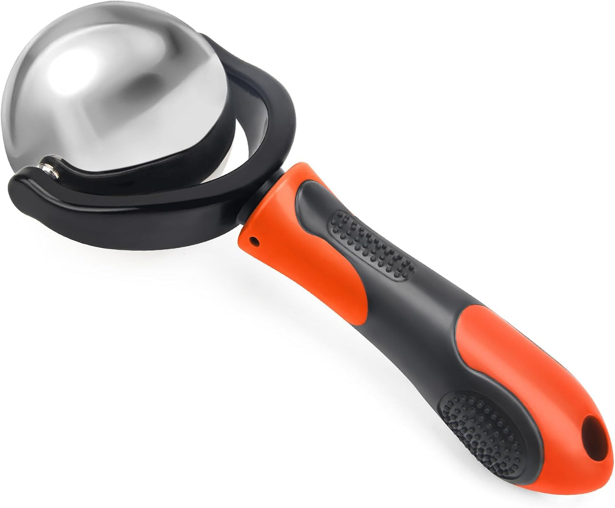 Cold Massage Roller Ball with Handle-Back Muscle Metal Ice Roller Ball Tool
