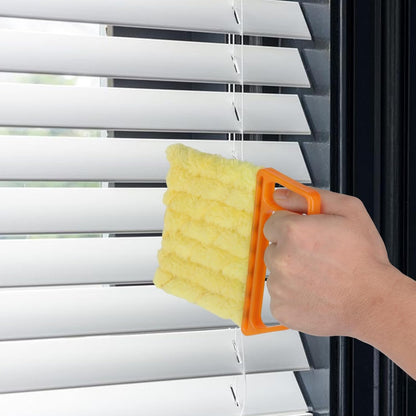 10-Pack Window Blind Cleaner Set:, Blinds Cleaner Brush, Blind Brush | Includes1×7-Finger Detail Brush,1×Shutter Cleaning Brush,and Replacement Heads,Efficient for Blinds,Vents,Keyboards,and More.