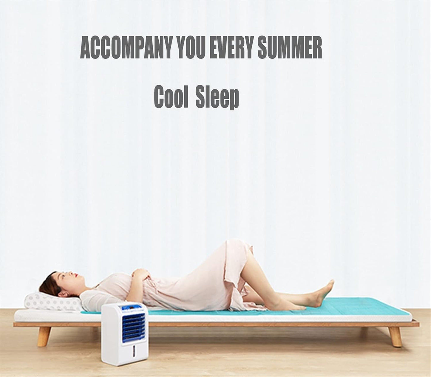 Mattress Cooler Air Conditioning Water Cooling Mattress System, Cool Sleeping Mattress in Summer, Sustainable Cooling Bedding (Size : 27.6x63in)