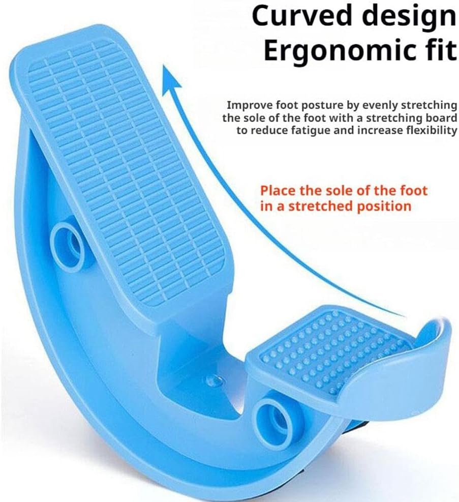 2025 Upgraded Foot Rocker & Calf Stretcher, Feet Pain Relief & Foot Stretcher for Plantar Fasciitis, Achilles Tendonitis Relief–Durable,Slip-Resistant,Increased Leg Foot Flexibility Strength (Black)
