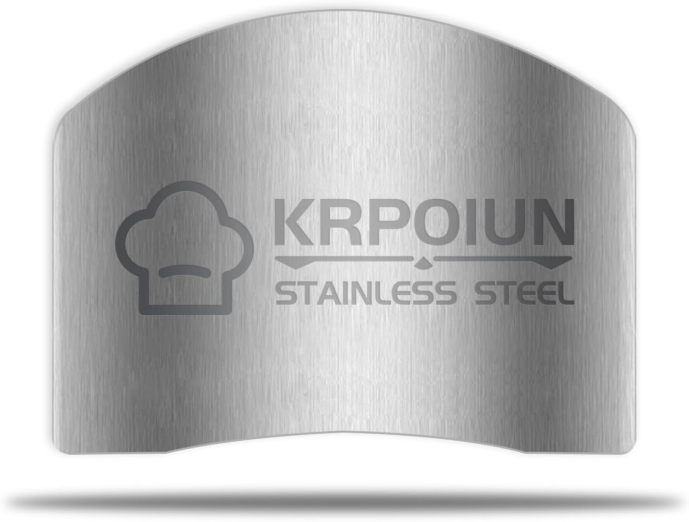 304Stainless Steel Finger Guards, New Finger Hand Protector for Cutting Food, 4 Packs of Finger Protectors when Cutting, Slicing, Dicing, Kitchen Tool Knife Shields Guards Avoid Hurting