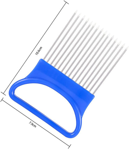 Crinkle Cut Knife set, 1 Fork Slicing Helper 3 Stainless Steel Crinkle Cutter, Fruit And Vegetable Wavy Chopper Knife, Potato Cutter Onion Cutter Fren