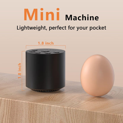 Color Noise Sleep White Noise Portable Sound Machines with 30 Soothing Sounds 32 Levels Volume Compact 4 Timer Options Auto-Off and Memory Function for Travel Home Everyone