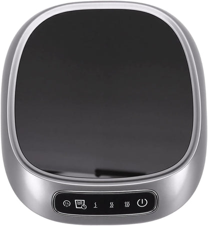 SUNGOOYUE Electric Coffee Warmer, Adjustable Temperature Coffee Warmer with 3 Heat Settings and 1 to 8H Auto Shut Off, Fast Heating Mug for Desk Office Home Use