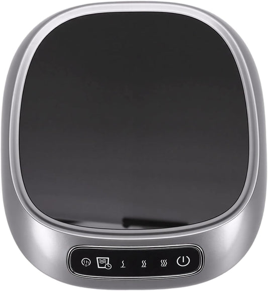 SUNGOOYUE Electric Coffee Warmer, Adjustable Temperature Coffee Warmer with 3 Heat Settings and 1 to 8H Auto Shut Off, Fast Heating Mug for Desk Office Home Use