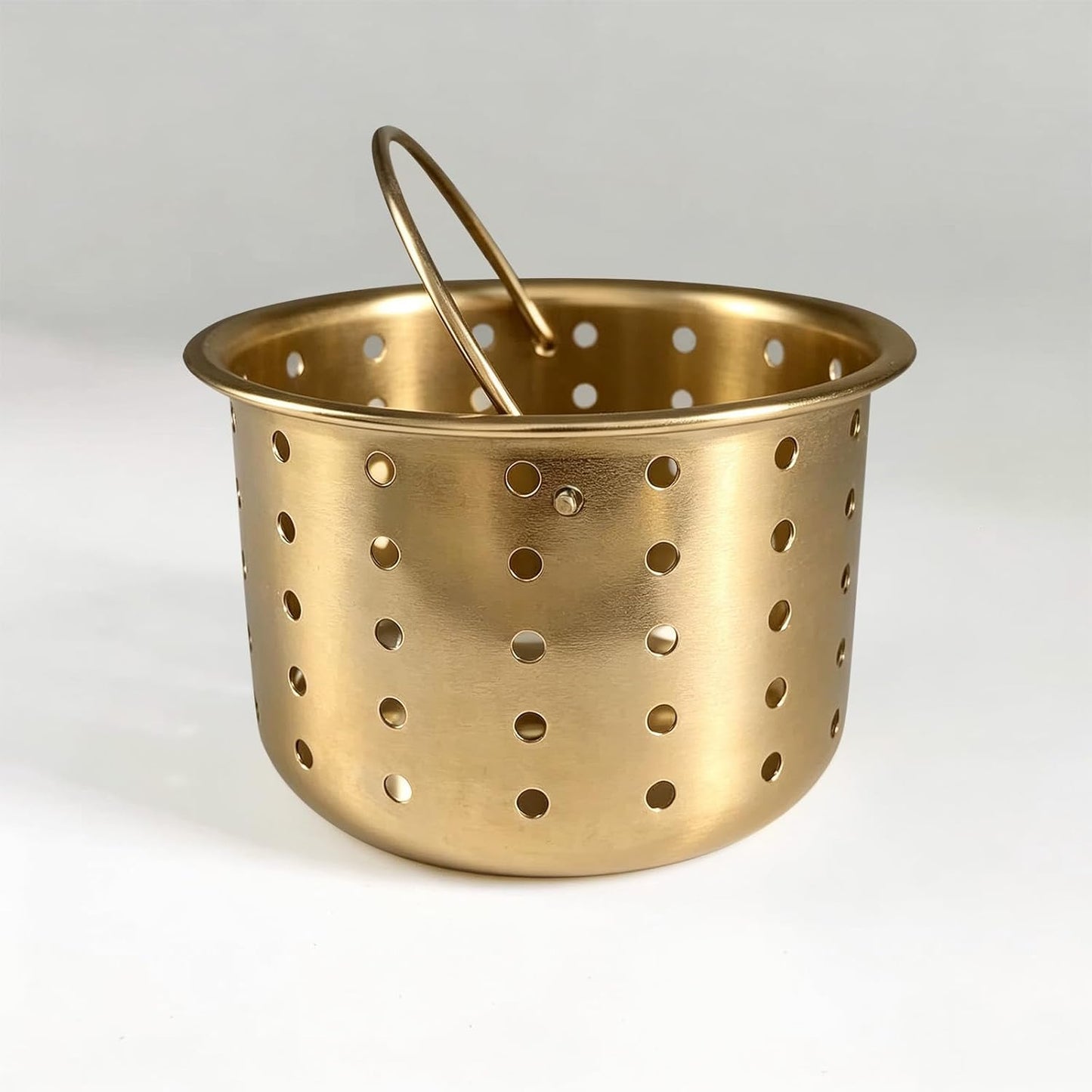 GZILA Kitchen Sink Drain Basket Only, 3-inch Basket for Kitchen Sink Strainer Replacement, Deep Cup Strainers with Handle, SUS 304 Stainless Steel