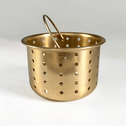 GZILA Kitchen Sink Drain Basket Only, 3-inch Basket for Kitchen Sink Strainer Replacement, Deep Cup Strainers with Handle, SUS 304 Stainless Steel